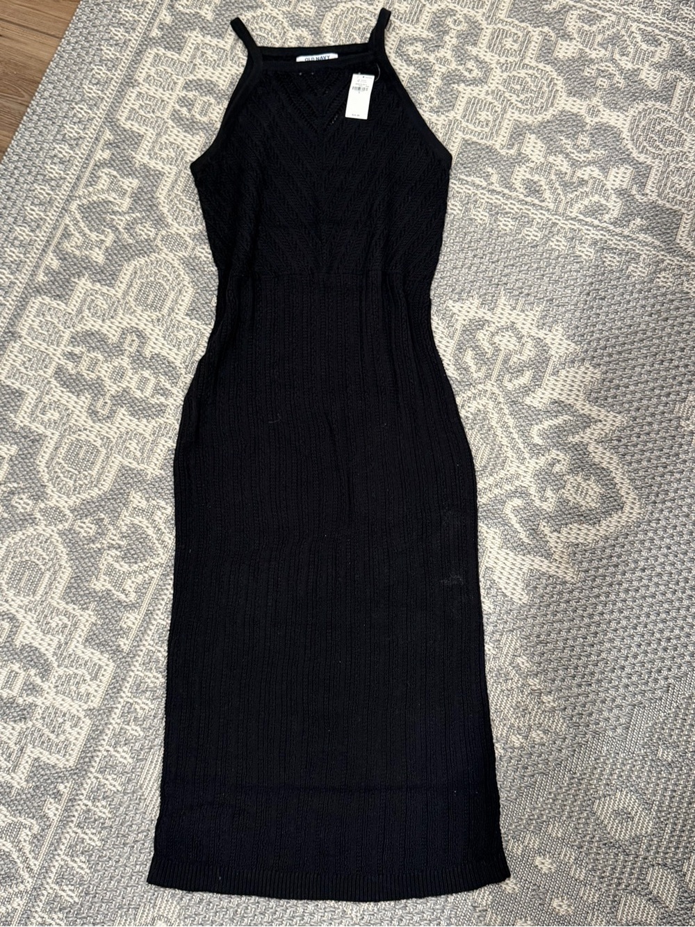 Black Knit Dress or Swim Coverup - Old Navy